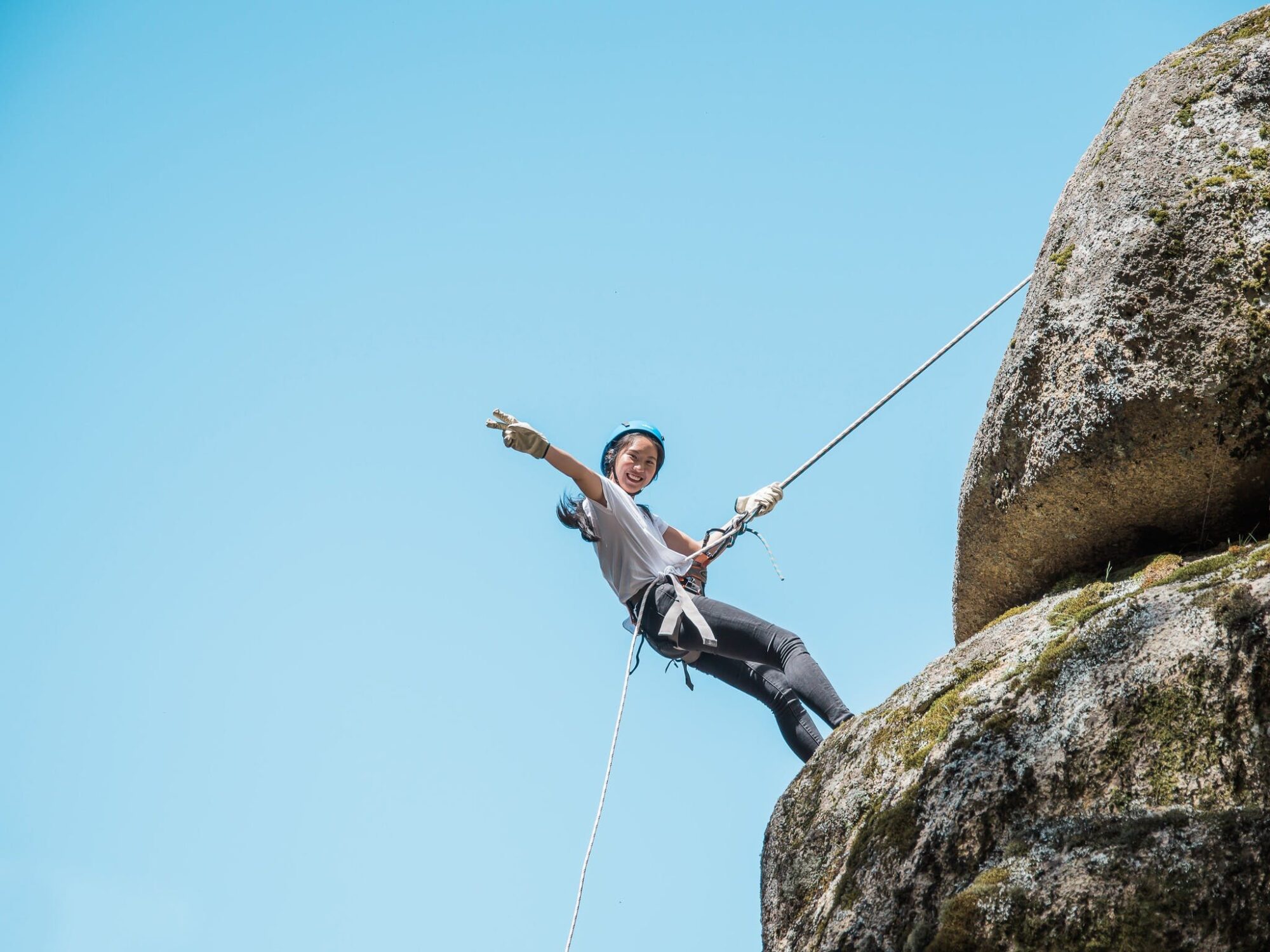 Mt Buffalo Family Abseiling