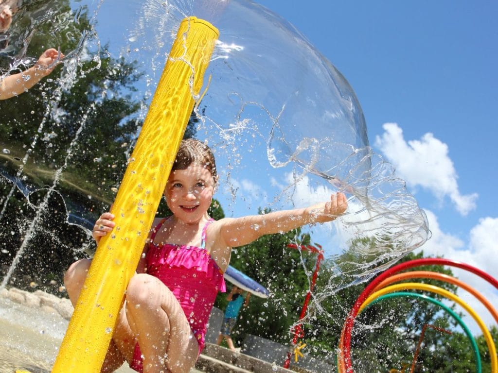 Splash Park in Bright, Victoria