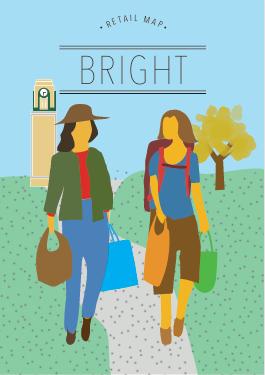 Bright retail map
