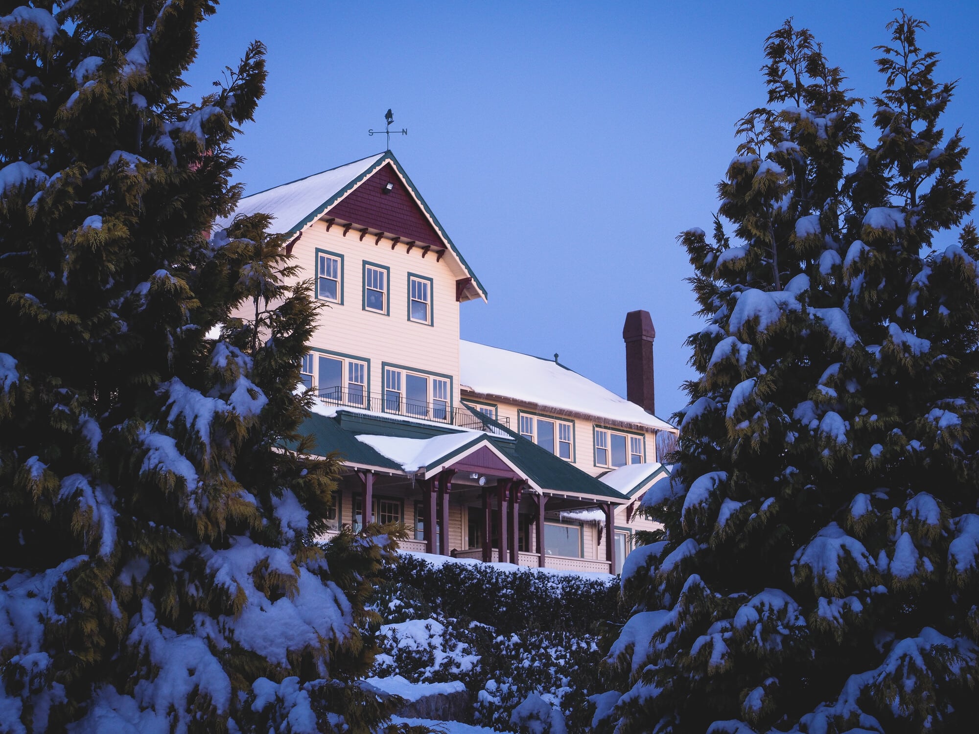 Mount Buffalo Chalet in Winter