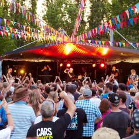 Crowds at the Brighter Days Festival