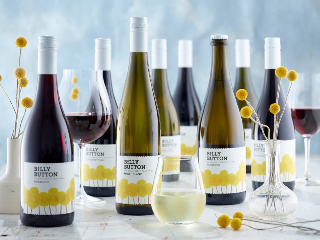 Billy Button has an extensive range of wines