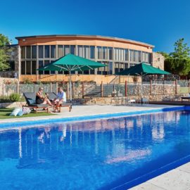 Drinks by the freshwater pool