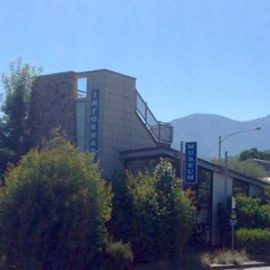 KVHS Museum with Mt Bogong in the distance