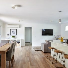 Dining and living room