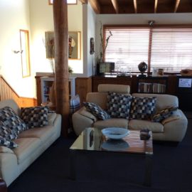 Upstairs lounge area