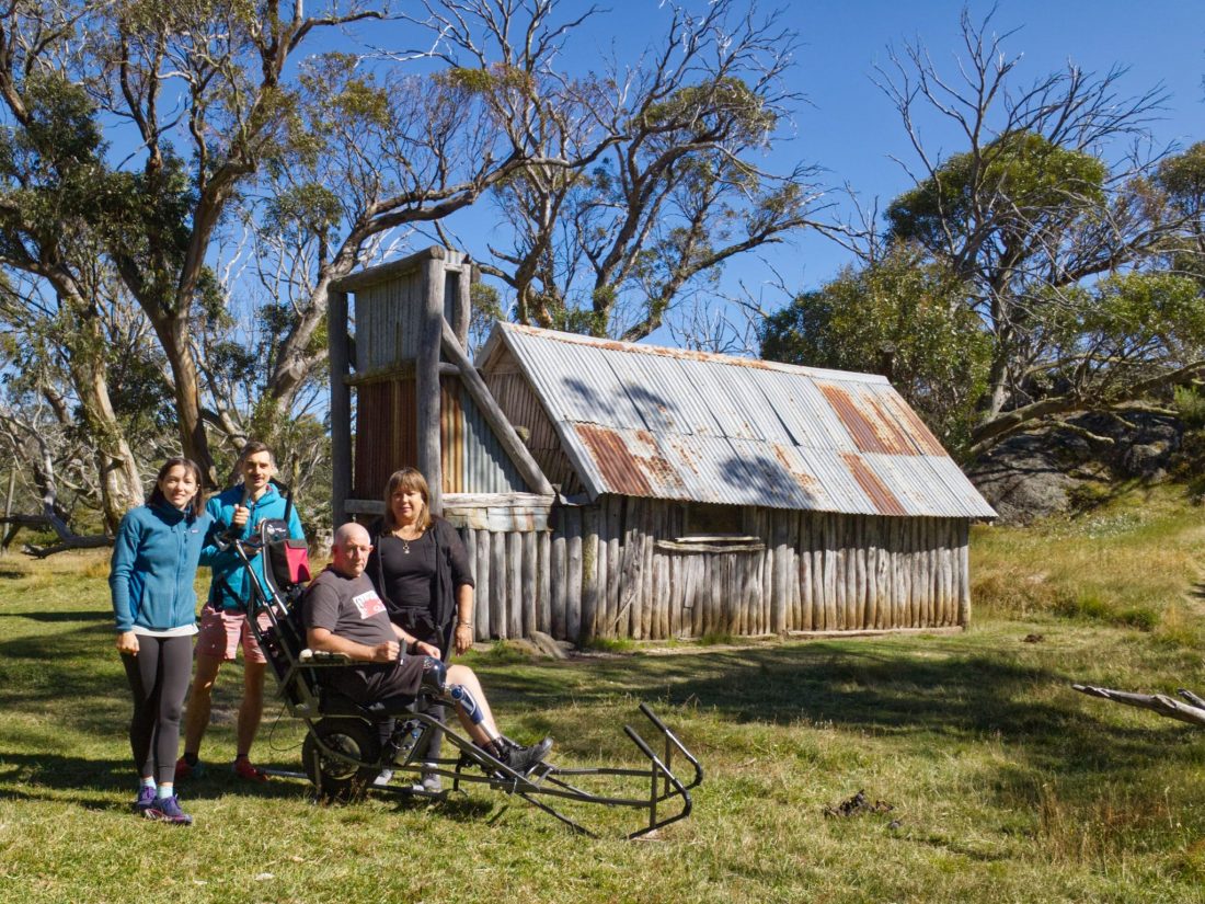 All Terrain Wheelchair at Wallace's Hut