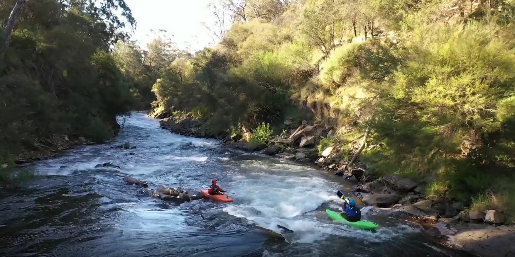 Kayaking on the Ovens River in Bright