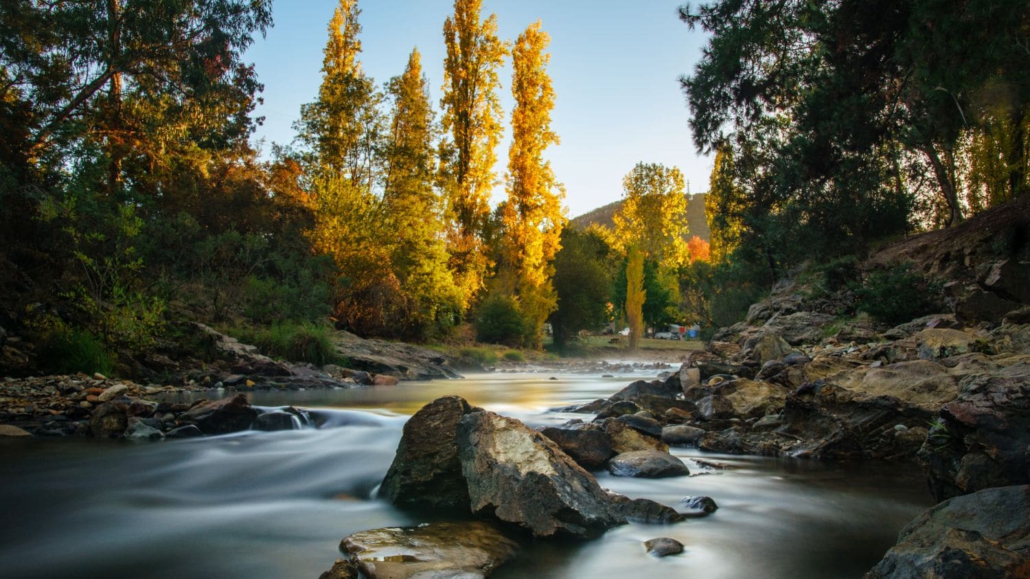 The Ovens River in Bright, Victoria